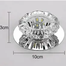 Прозрачный 3 Вт/5 Вт потолочные светильники, точечные светильники, Светильники для крыльца, освещение для дома, спальни