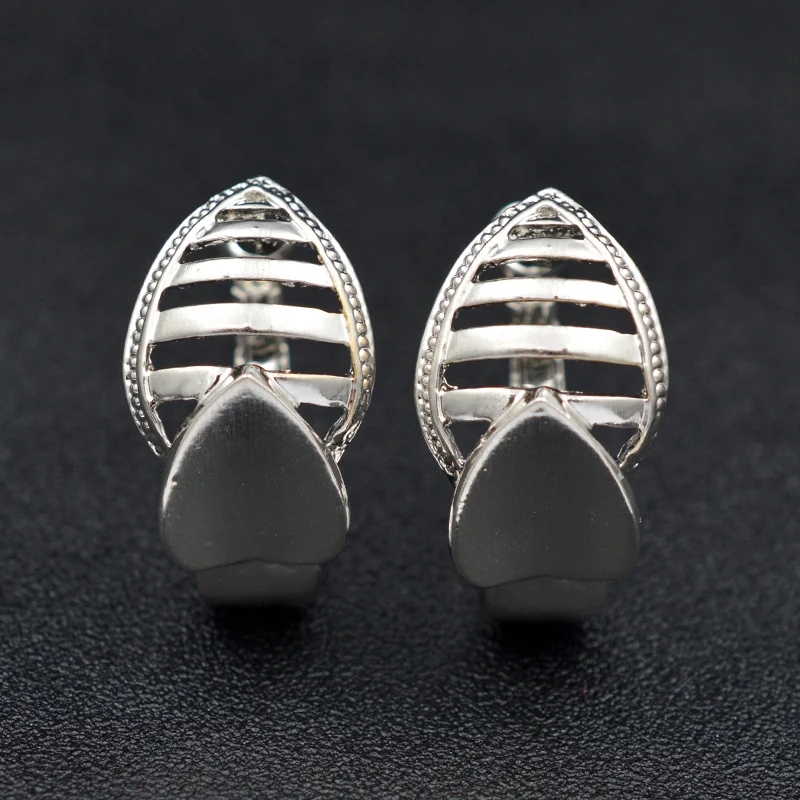 Женские серьги клипсы Sunny Jewelry Клипсы из цинкового сплава с вырезами в форме