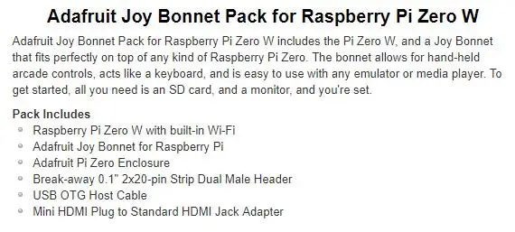 ADAFRUIT-3205 INFO