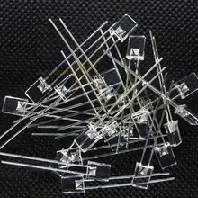 1000 шт./лот 2*5*7 мм 2X5X7 мм квадратный прозрачный желтого цвета светоизлучающий диод светодиодный куб специальный