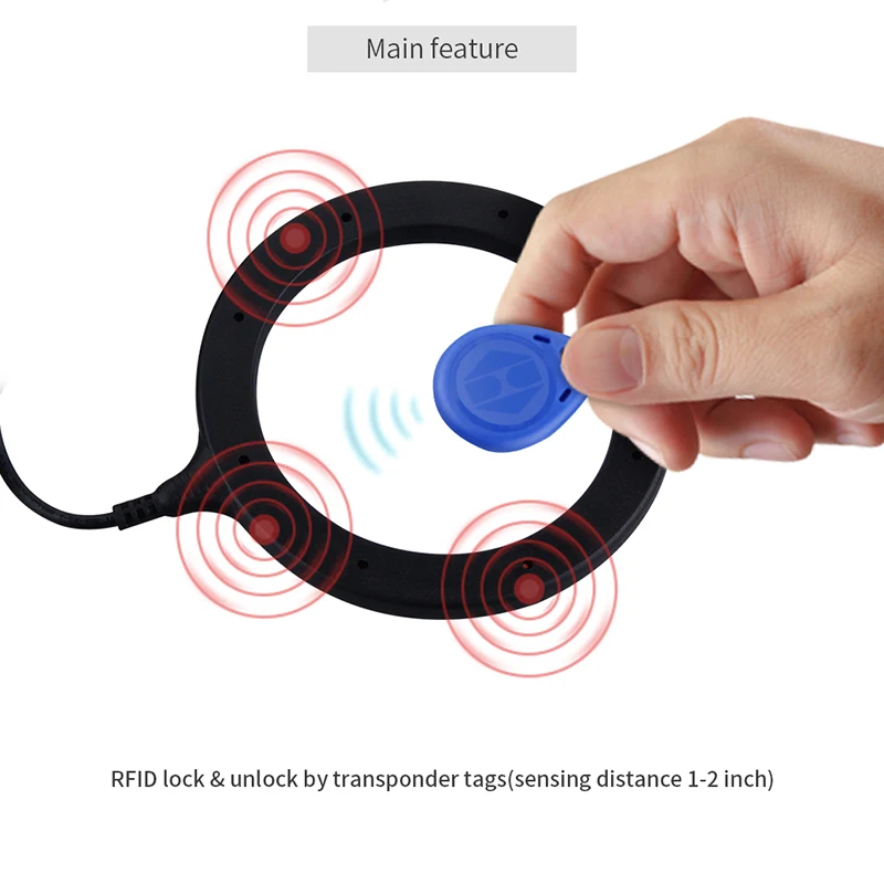 Качество EASYGUARD RFID Автосигнализация комплект с кнопкой пусковой остановки транспондер иммобилайзер подходит для большинства автомобилей dc12v