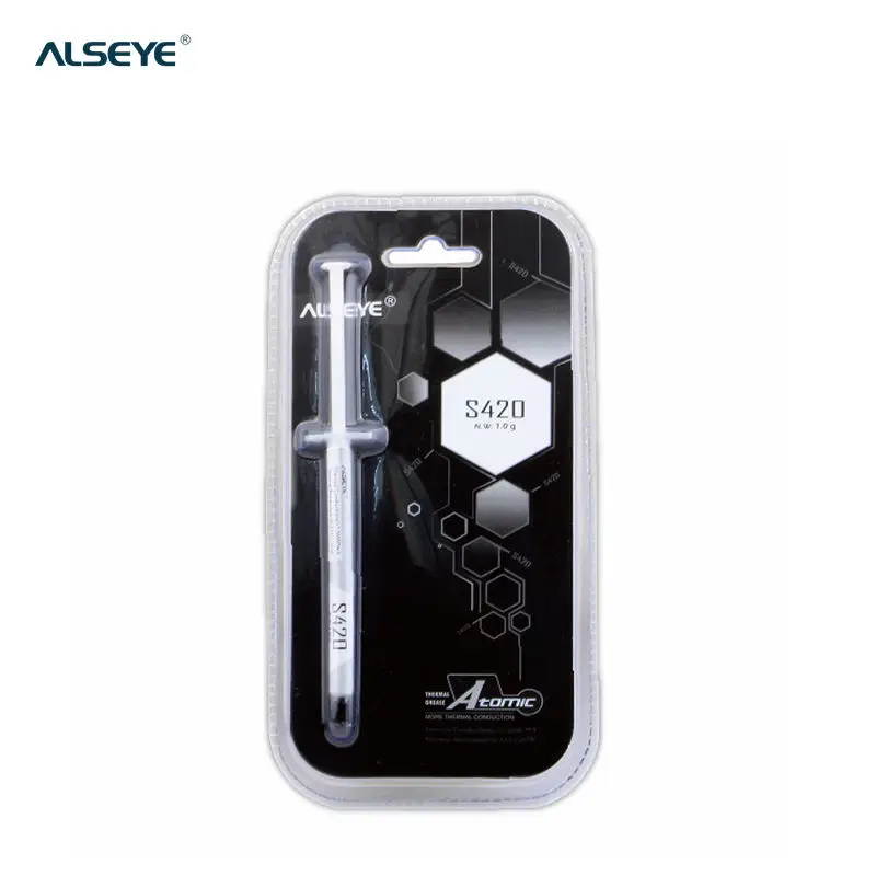 ALSEYE S420(1g) Thermal grease Conductive paste for computer CPU cooler