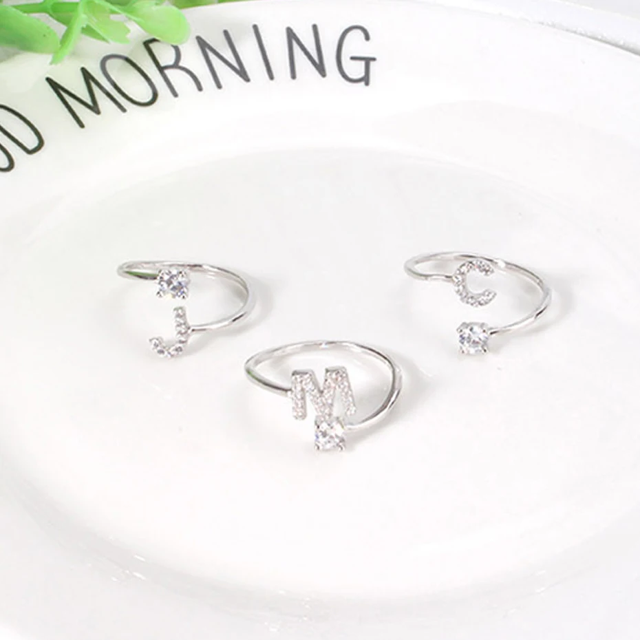 EVERLEAD popular fashion letter finger rings for women engagement ring set wedding love couple wholesale lots bulk (11)