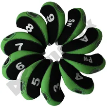 Andux номер тега Гольф железные крышки шлем для утюги 10 шт./компл. Mt/s01 черный/зеленый