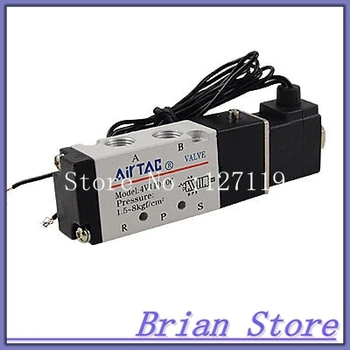 

DC 24V 1/8" 5 Way 2 Position Pneumatic Control Air Solenoid Valve