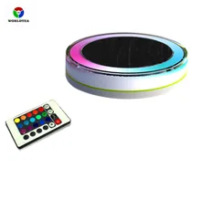 RGB светодиодный подводный Солнечный свет Мощность пруд фонтан-бассейн плавать IP68 Водонепроницаемый светодиодный уличный свет с пультом дистанционного управления Управление