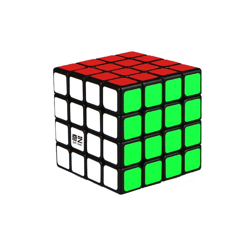Qiyi XMD 4 Кубика набор комбинированный костюм магический куб набор включает 2x2 3x3x3 4x4x4 5x5x5 черный куб для тренировки мозга детские игрушки кубик рубика