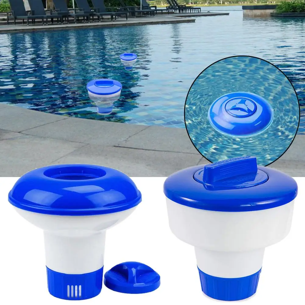 

5 Inch 8 Inch Swimming Pool Floating Applicat Spa Tablet Auto-Supplier Floating Chlorine Dispenser Cleaning Sterilization