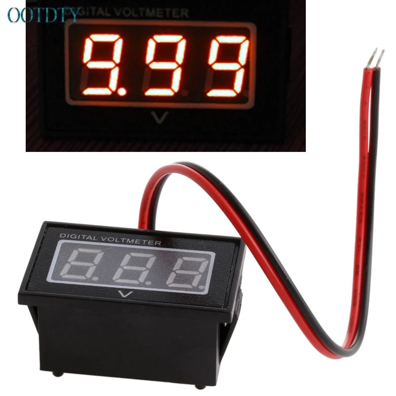 Hot Selling Waterproof Battery Meter DC 2.7 30V Auto Car Gauge LED