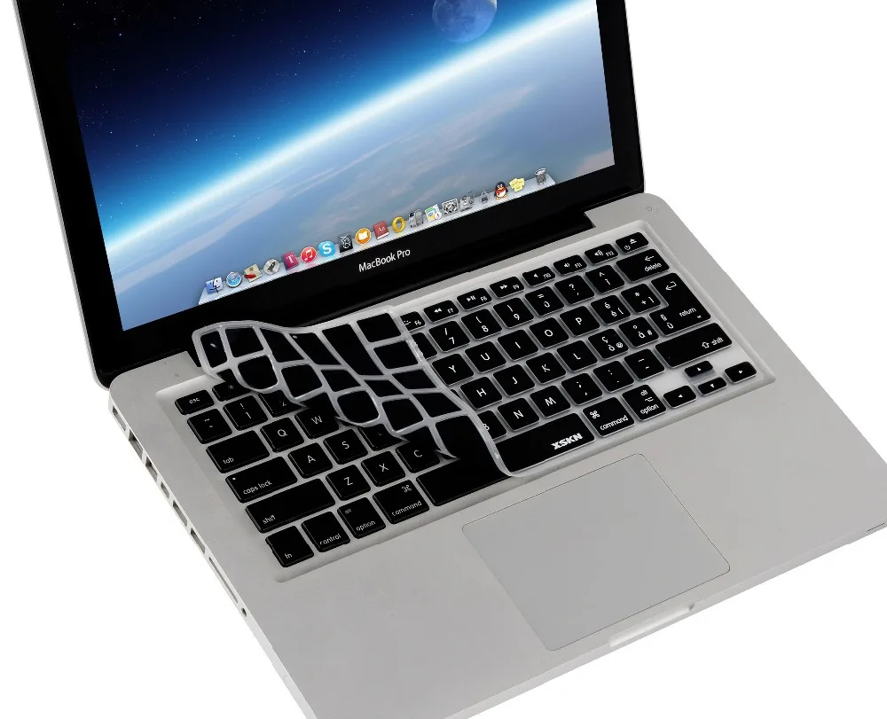 XSKN итальянская/английская клавиатура кожаный силикон клавиатура для ноутбука протектор для Macbook 13 15 17, черный розовый, зеленый