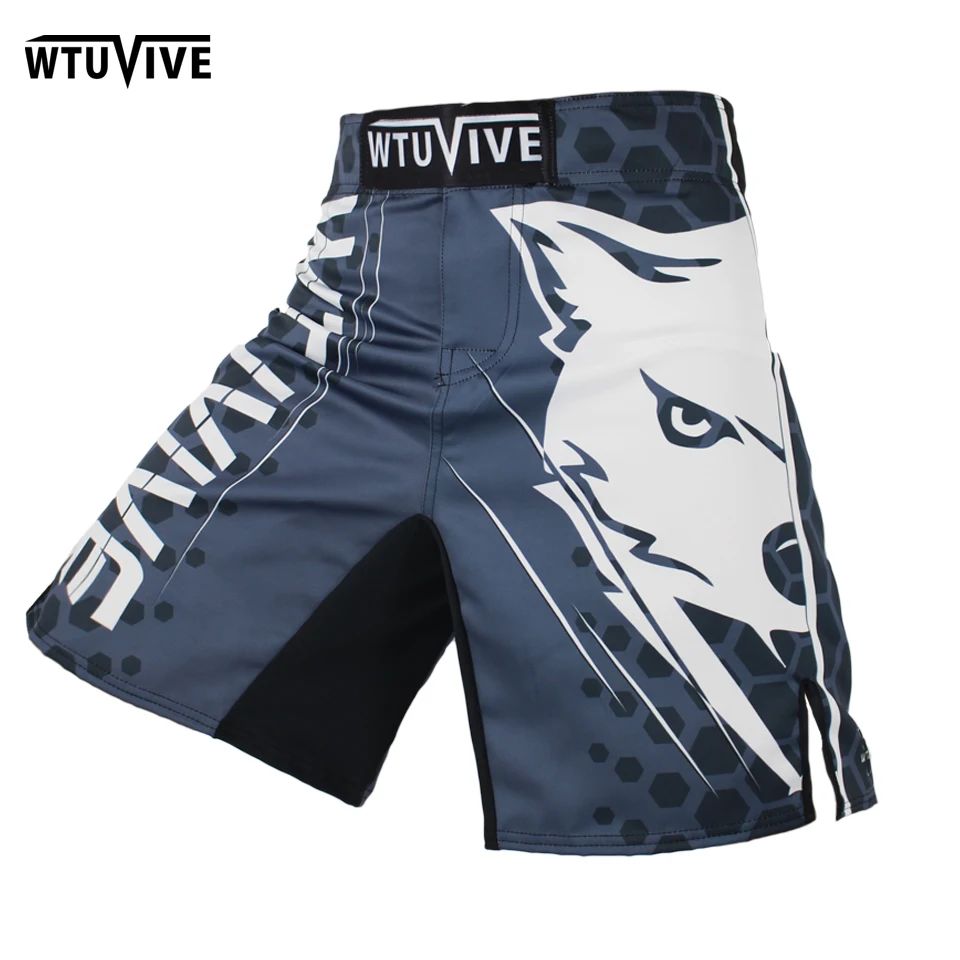 Wtuvive Mma Black And White Cotton Flower Boxing Movement Training Muay
