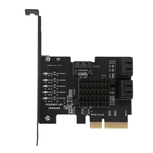 Pci-E 4X Gen3 к Sata3.0 карта полного расширения 5 портов 6G передача Расширенный Ipfs жесткий диск Jms585