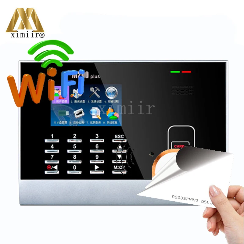 

ZK M200Plus 125KHZ RFID Card Biometric Time Attendance With Smart Card Time Recorder EM Card Time Clock Employee Attendance
