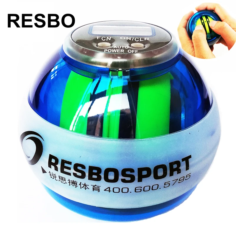Force Ball Gyroscope Ball Gyro Power Wrist Ball LED Speed Meter 12000 RPMS Autostart Power Strengthener F