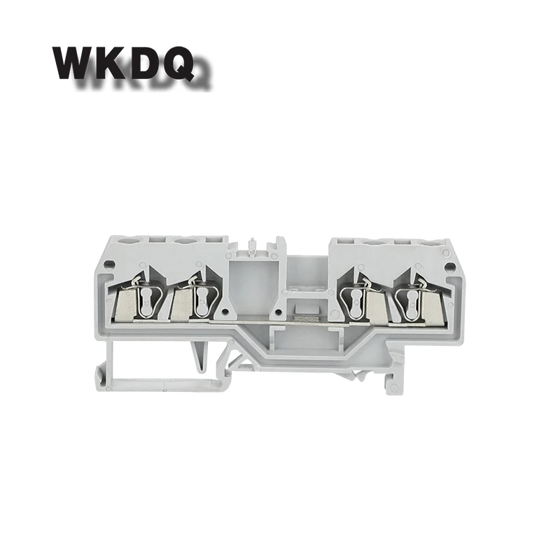 

10pcs 280-833 Equivalent to WAGO 4-Conductor Din Rail Through Terminal Block Connector