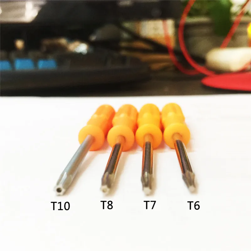 T6 T7 T8 T10 Отвертка безопасности мини-отвертка Torx Бит с 45# стальной ручной инструмент восстановление, открытие отвертки