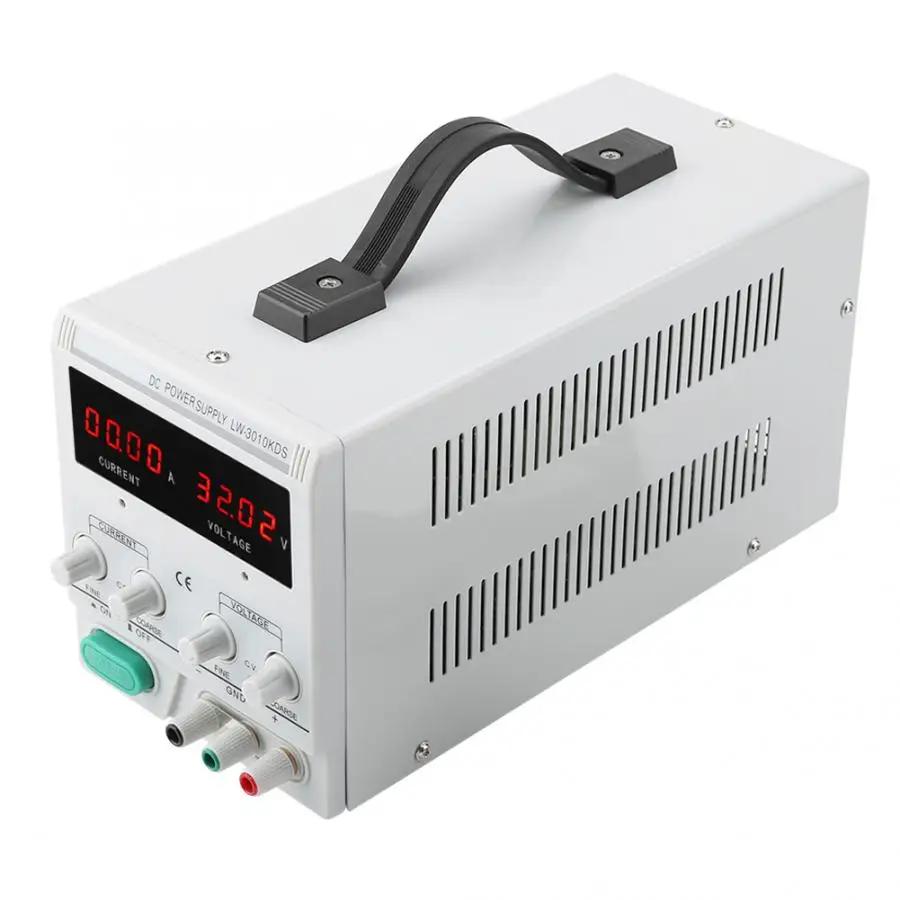 LW-3010KDS 4LED Цифровой DC Питание 30V 10A 220/110V Переключая