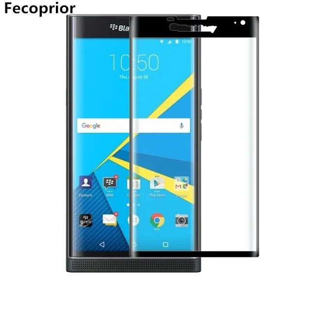 

Fecoprior 3pcs/Lot Priv 3D Curved Edge Tempered Glass For BlackBerry Priv Black Berry Full Cover Screen Protect Protective Film