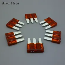 Shhworldsea 20 шт. 14*15 мм 3 P Мини автоматический плоский предохранитель 7.5A