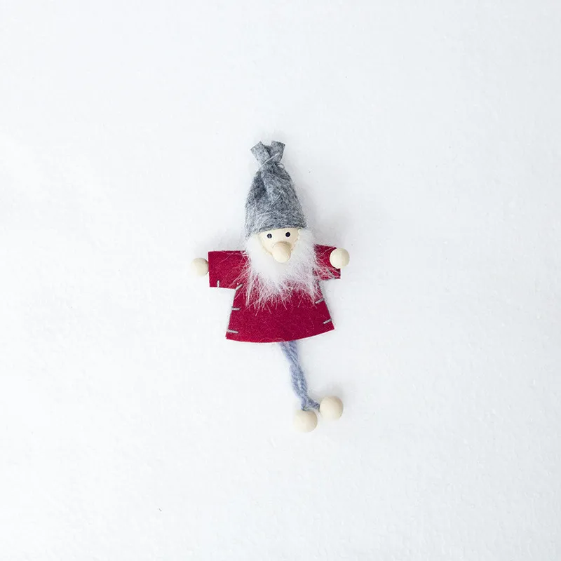 Милый Санта-Клаус, снеговик, кукла, украшения, подвески, Рождественская елка, висячие украшения для дома, свадьбы, рождественские, вечерние, декор 62373 - Цвет: P