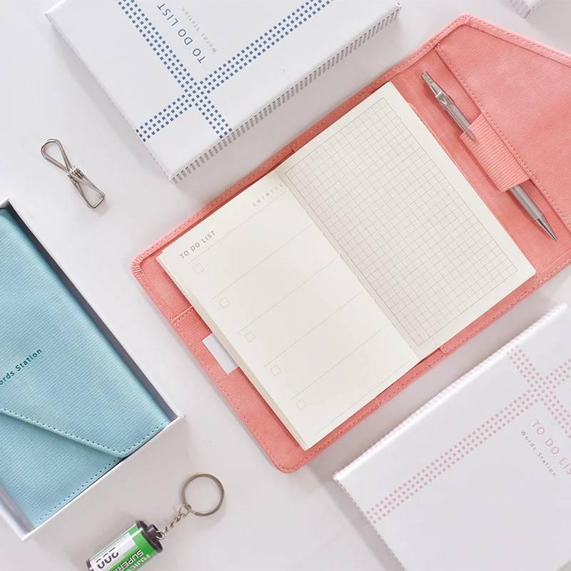 

Marcaroons Color Fashion To Do List Theme Wallet Style Journal DIY Pocket Planner 11*17.5CM 80 Sheets Diary Gift Free Shipping