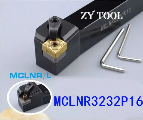 MCLNR3232P16 CNC Turning Lathe Tools Lathe Cutting Tools 95 degrees External Turning Tool Holder 32*32*170mm MCLNL3232P16