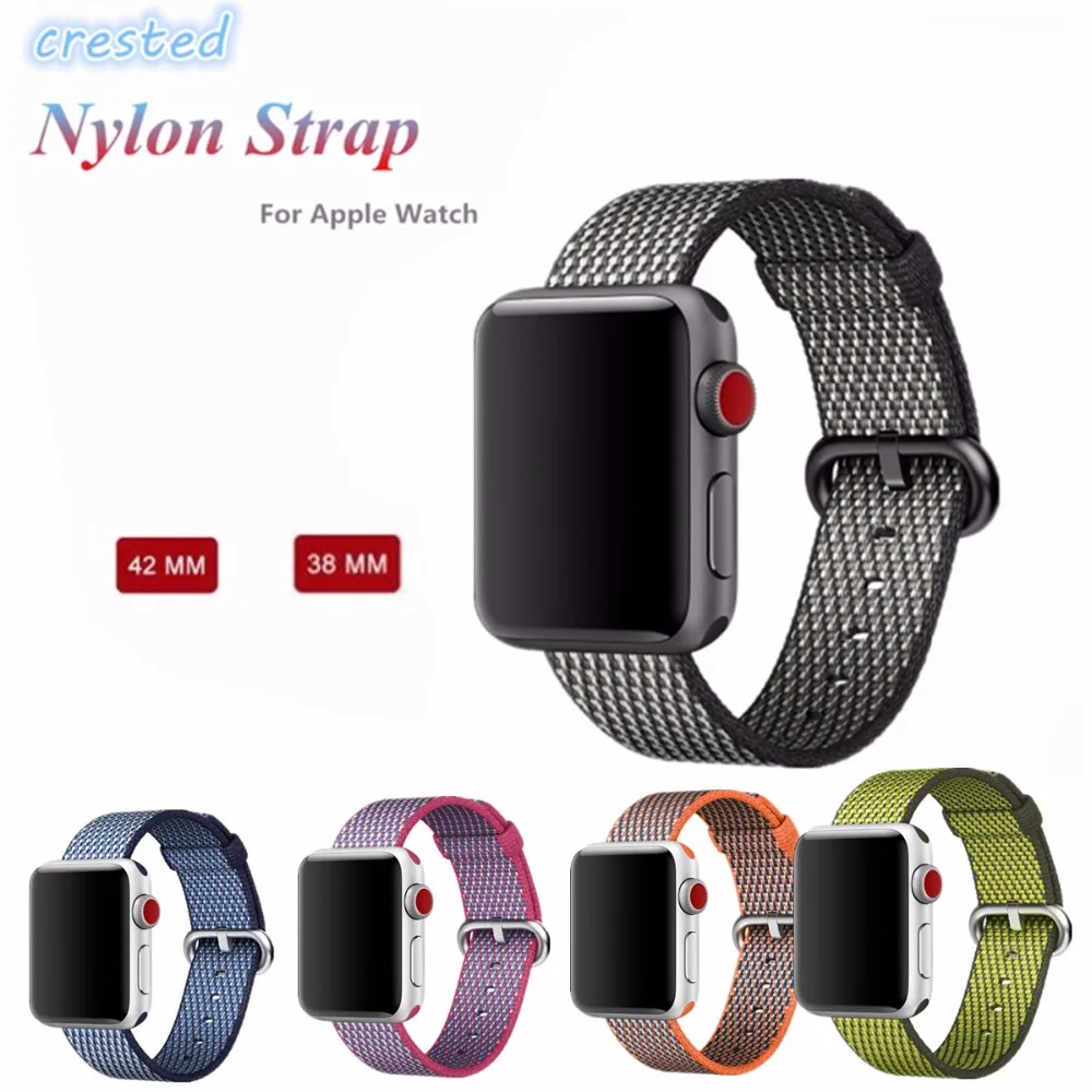 Woven Nylon Watch Band Strap for Apple Watch 42mm Woven Nylon Watch Band Strap for Apple Watch 42mm