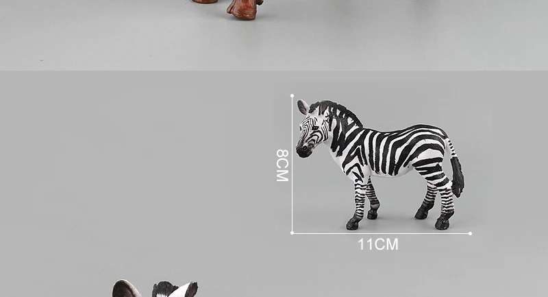 African Wild Animals Toys Antelope Zebra  Cattle Bull Argali Model Action Figures Lifelike Collectible Dolls Figurine Decor Gifts_14