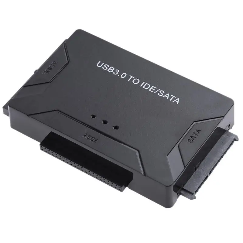 

USB 3.0 to SATA IDE ATA Data Adapter 3 in 1 for PC Laptop 2.5" 3.5" HDD Hard Disk Driver with Power EU US Plug