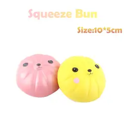 Забавный Squeeze Bun Decor медленный рост детские игрушки подарок телефон ремешок игрушка Jan9