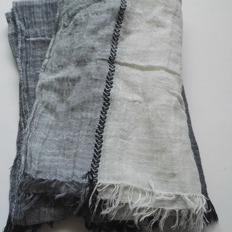 cotton linen scarf (2)