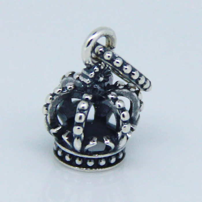 Подходит для Pandora Подвески браслеты бусины в виде корон стерлингового серебра 925 пробы-ювелирные изделия
