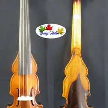 Ручной работы Кокоболо деревянная Pochette мини Скрипки 7 3/" большой теплый звук#11055