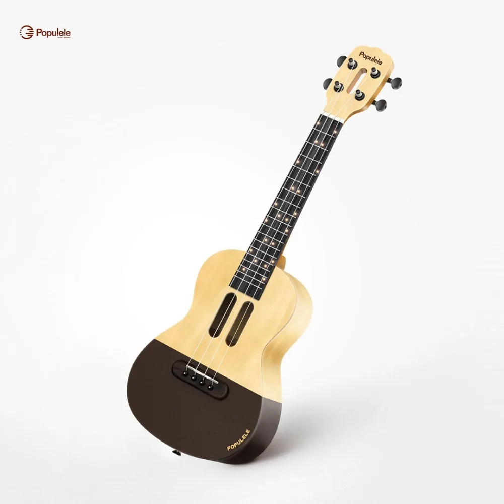 

New Populele U1 Soprano Ukulele Concert 4 Strings 23 Inch Acoustic Electric Smart Guitar from Xiaomi APP Phone Guitarra Ukulele