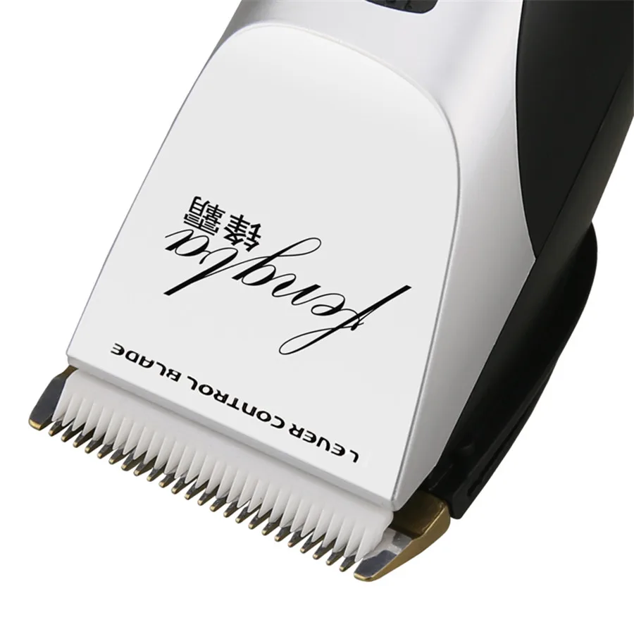 Высококачественная профессиональная электрическая машинка для стрижки волос для мужчин, перезаряжаемая машинка для стрижки бороды, машинка для стрижки волос, керамическое лезвие