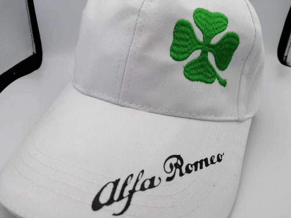 5 шт. для Alfa Romeo Sportiva Quatrefoil Зеленая Шапка Автомобильный логотип "слайн" мото гоночная бейсболка Регулируемая Повседневная шапка giulietta