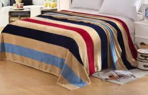 Фланелевые флисовые одеяла и одеяла мягкое одеяло на кровать coperta диван/кровать/Самолет/ТВ путешествия трикотажное покрывало-плед - Цвет: 1