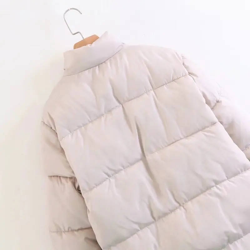 Пальто, куртка, зимняя Корейская версия большой студенческой хлопковой куртки, утолщенная Прямая хлопковая куртка