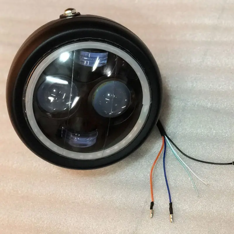 12V Универсальный мотоциклетный велосипед круглый черный хром Серебряный чехол