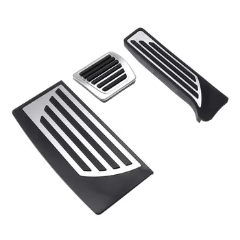 

AT Accelerator Foot Rest FootRest Gas Brake Pedal Pad for Alfa Romeo Giulia 2017 2018 Car Styling Decoration Aluminum Alloy Mat