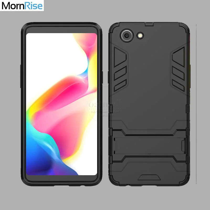Чехол из ТПУ для OPPO Realme 1 задняя крышка с подставкой чехол s двухслойный Прочный