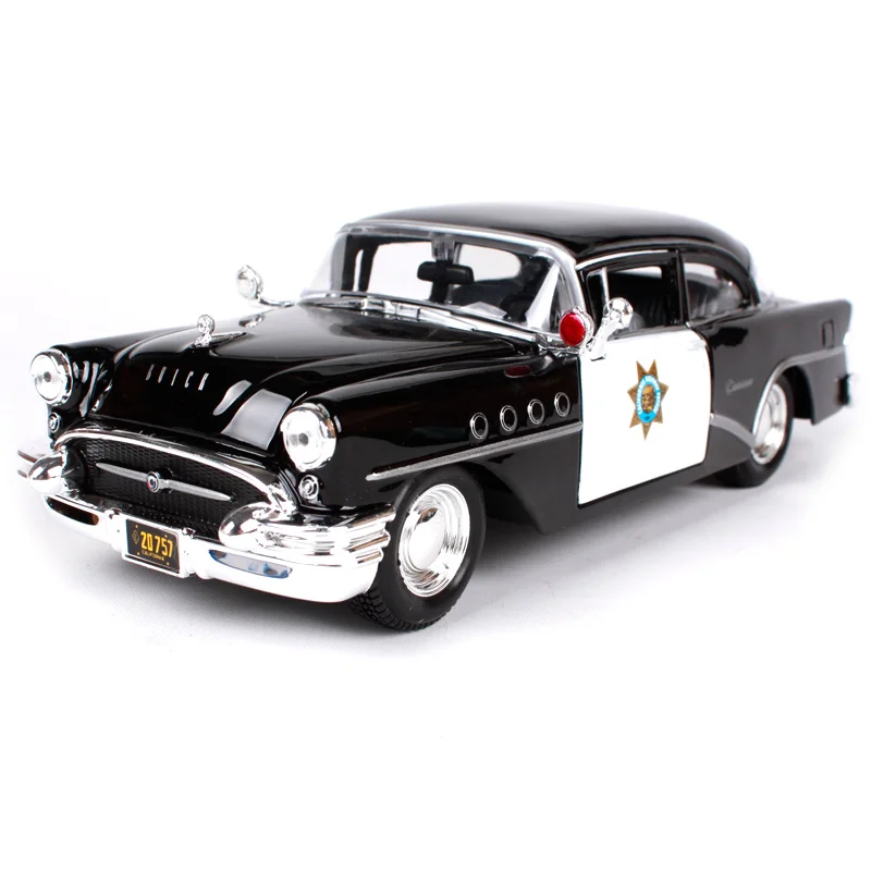 Maisto 1:24 1955 Buick Century Outlaws police car Diecast Model Car Toy New In Box Free Shipping 31295