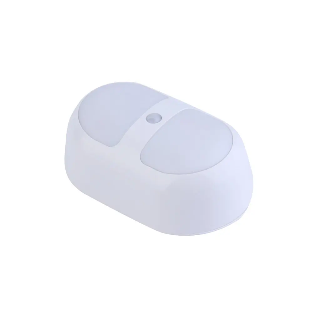 

1pc Creative Design 10 LED Night Light Motion Sensing Battery Power Human Sensor Lamp New Home Bedroom Light White drop shipping