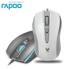Rapoo V300C игра Мышь профессиональная оптическая Проводная игровая мышь USB светодиодный 7 кнопок игровая мышь компьютерная Мышь для портативных ПК