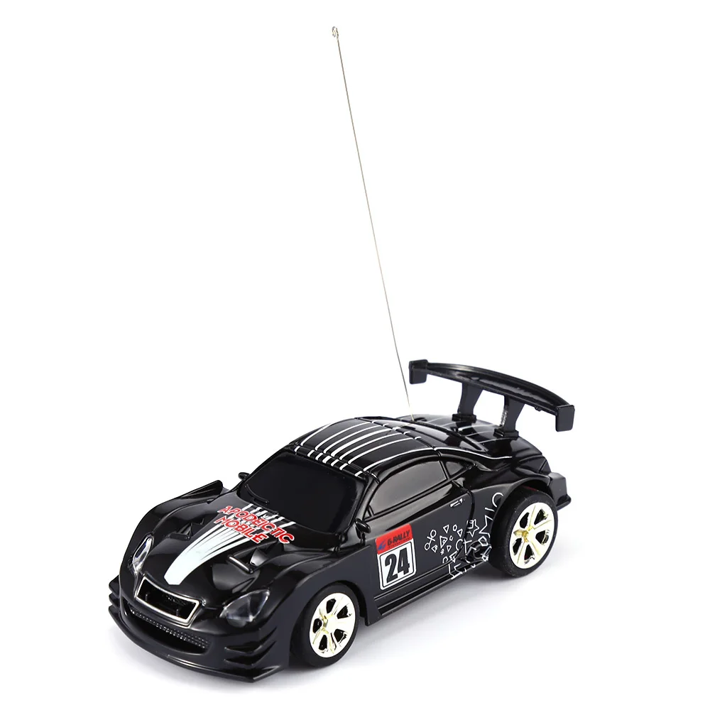 Multicolor Coke Can Mini Speed Sport Car RC Radio Remote Control Vehicle Micro Racing Car Toy Gift For Child-random