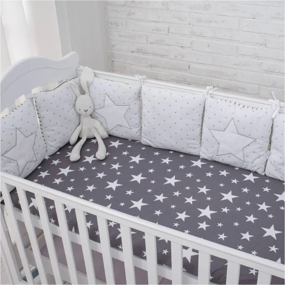 Новое поступление высокое качество Гибкая комбинация звезда накладка на перила кроватки Удобная Защита ребенка легко использовать