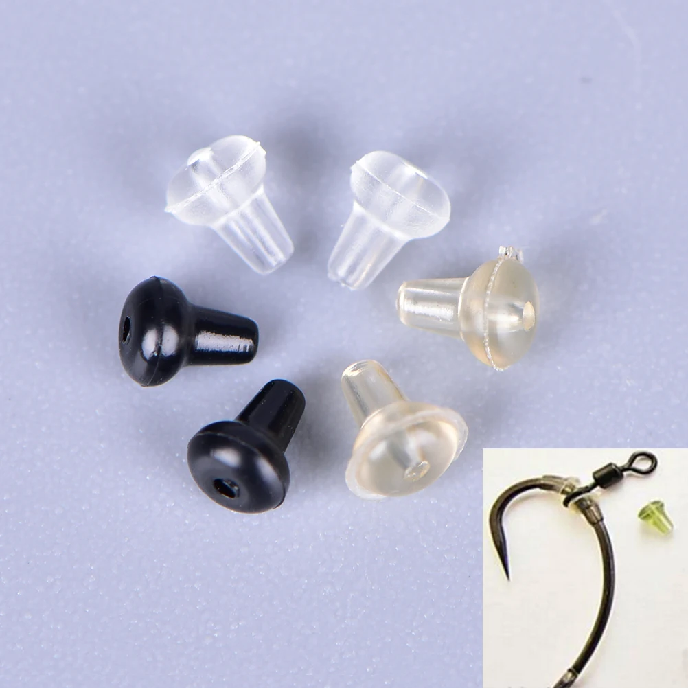 100pcs Carp Fishing Hook Stoper Hook Stop Beads Quick Change Beads For
