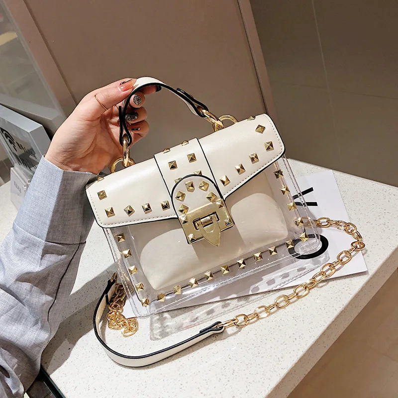 

ladies hand bags womens handbags and purses Composite Shoulder Bags Rivet Fashion designer famous brand cross body bag