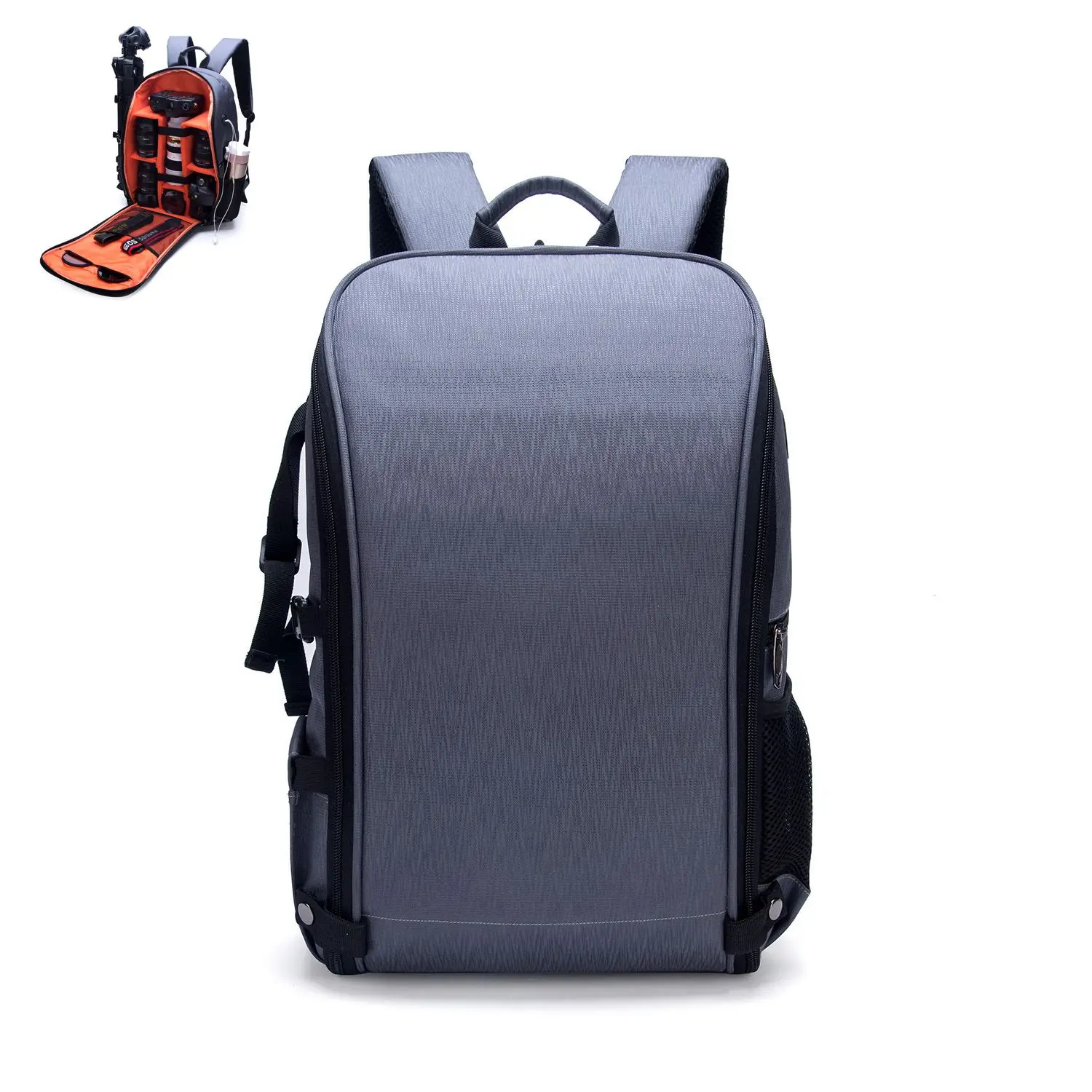 

Multi-functional Camera Bag Waterproof Shockproof Partition Protection Backpack for SLR/DSLR/Mirrorless Camera Lens Battery