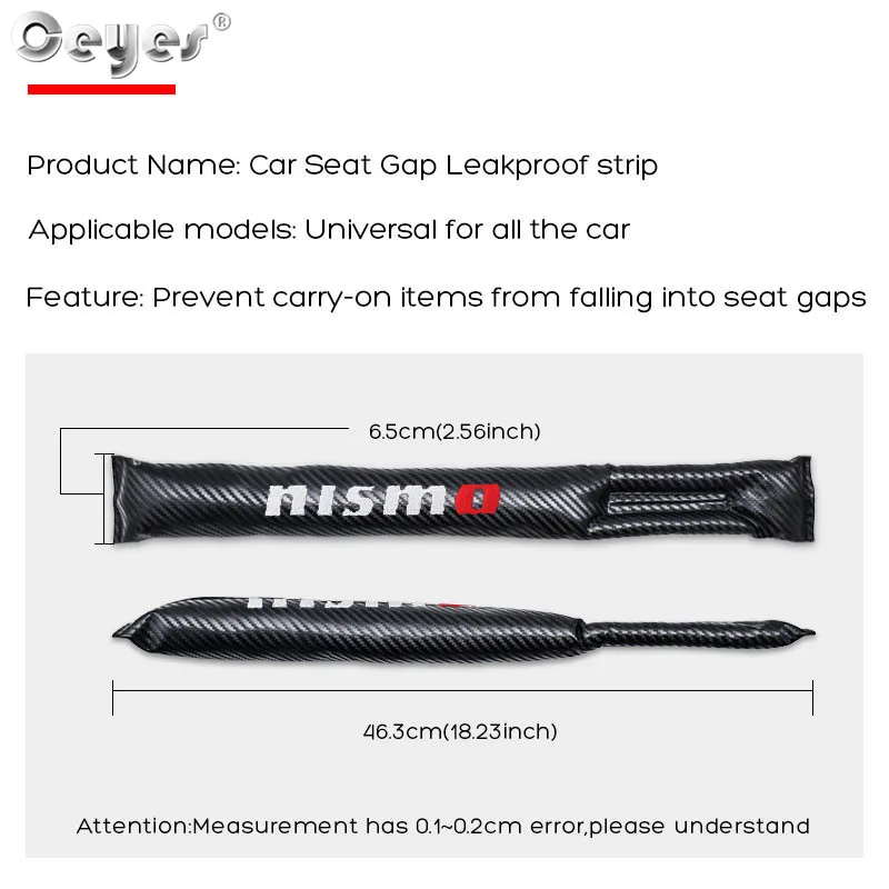 Car Seat Gap Leakproof strip for NISSAN NISMO (8)